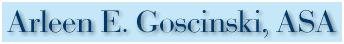 Arleen E. Goscinski, ASA